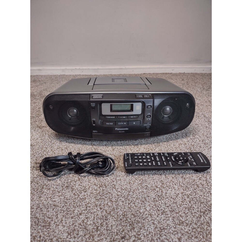 Panasonic RX-D55 Portable Stereo Boombox With Remote